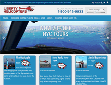 Tablet Screenshot of libertyhelicopter.com